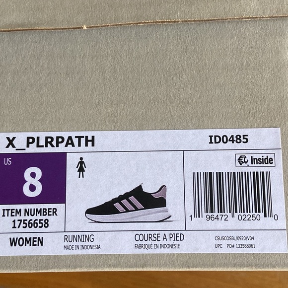 Adidas Women's X_PLR Path Sneaker Black and Pink - Picture 8 of 10